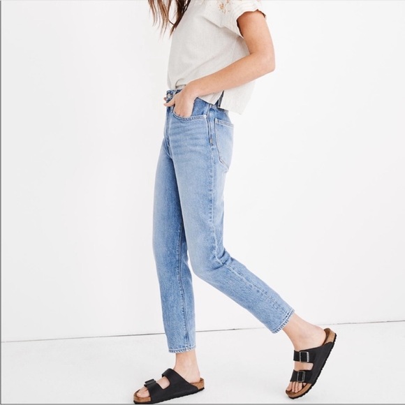 Madewell The Momjean In Melva Wash Size 28 - Picture 3 of 15